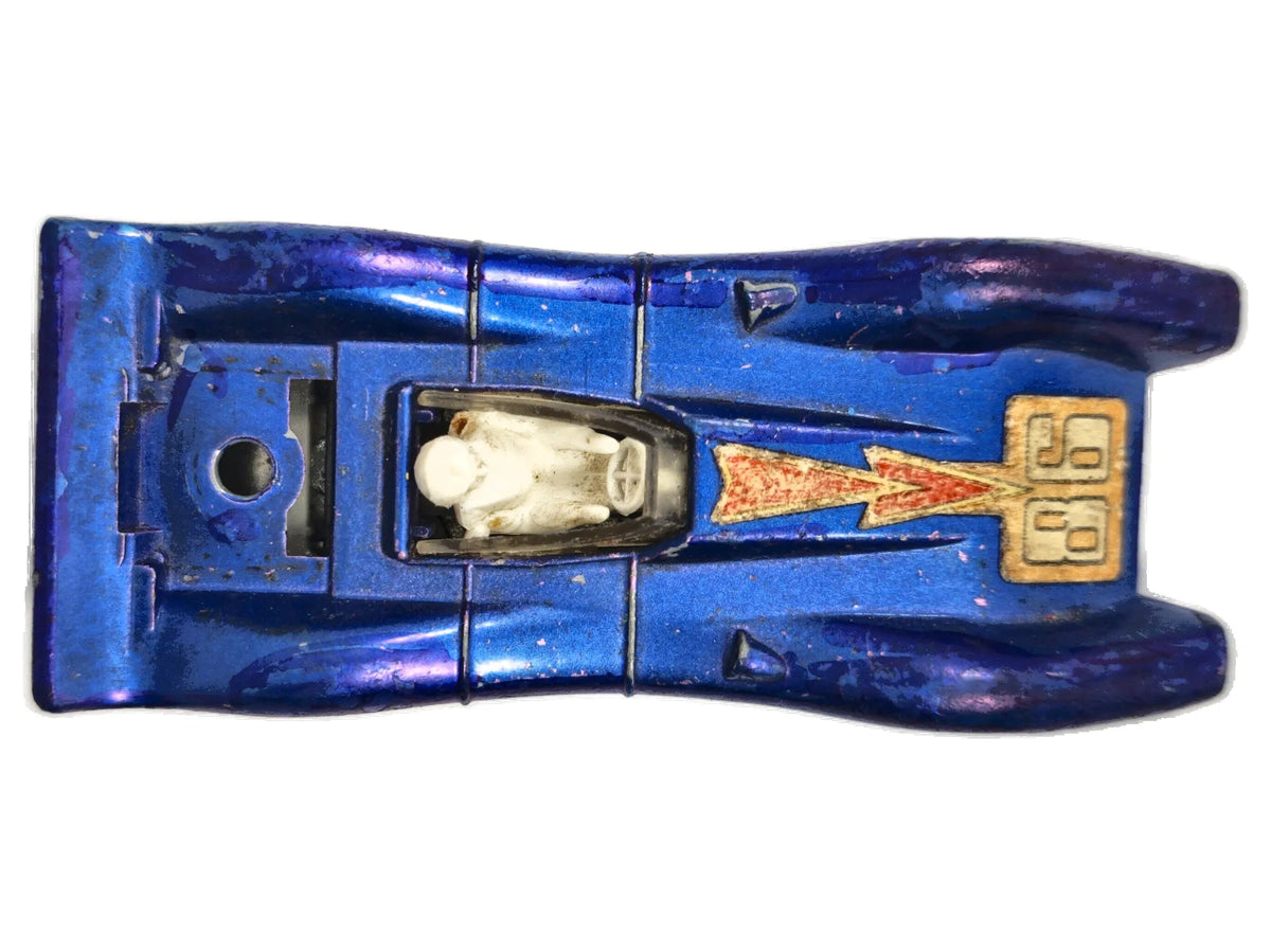 BLUE SHARK, Matchbox 1971, Made in England, Die cast 61, Niebieski, 1:64 – zdjęcie 8