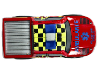 Fantasy Pickup Ambulance Realtoy Czerwony 1:55 – zdjęcie 8