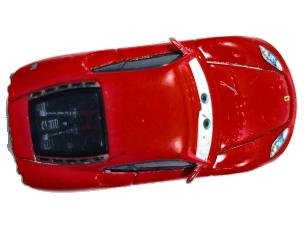 Ferrari F430 Disney/Pixar Cars 1:64 Luzak Czerwony Auta – zdjęcie 8