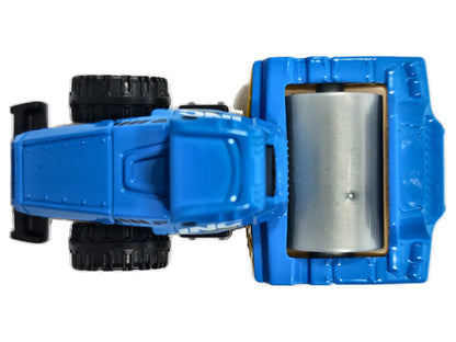 Road Roller Matchbox 2021 1:64 Walec drogowy Niebieski Budowa – zdjęcie 8