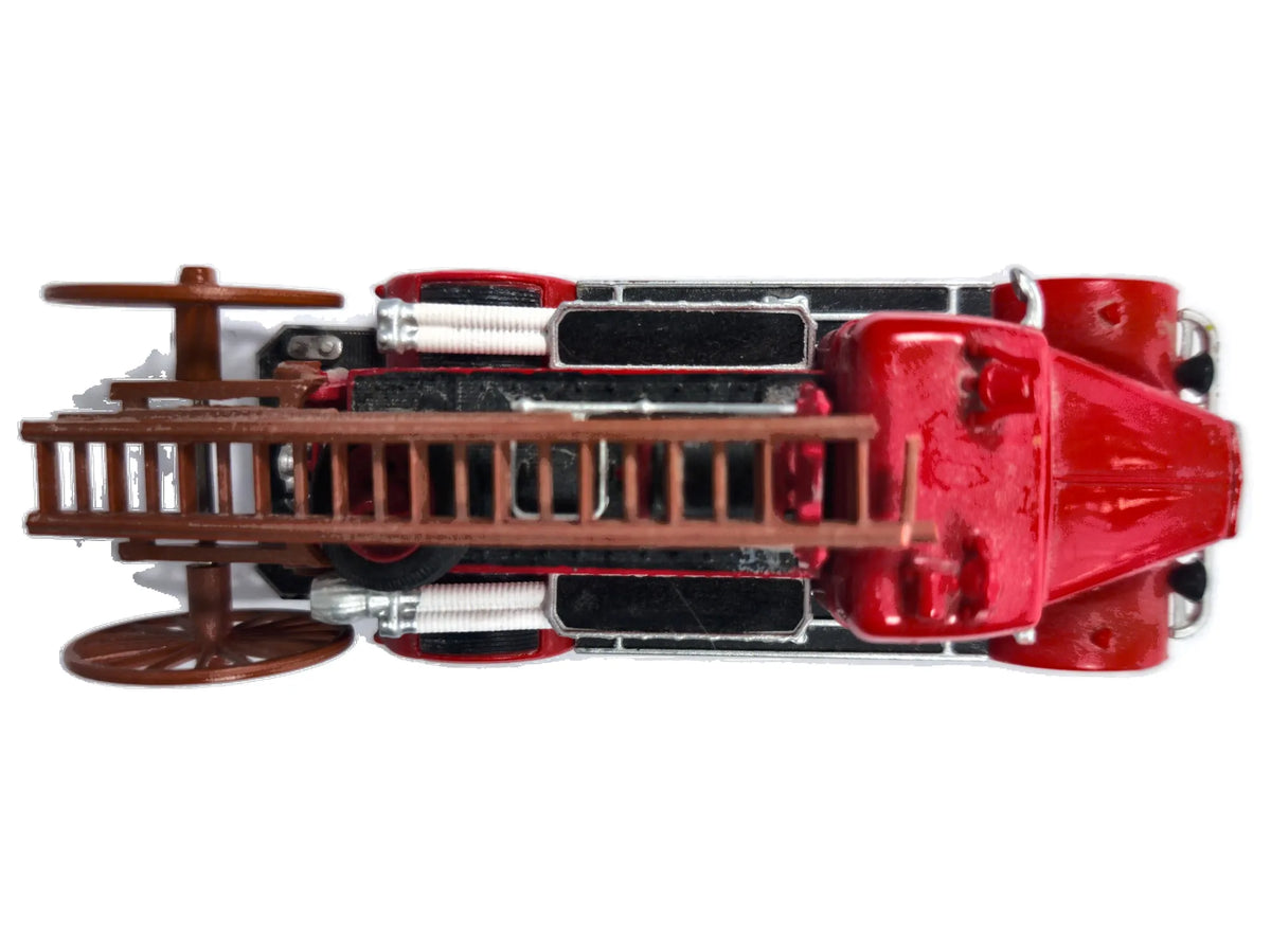 1938 DENNIS LIGHT FOUR, AmerCom 1938, Die cast, Czerwony, 1:64, Resoraki – zdjęcie 8