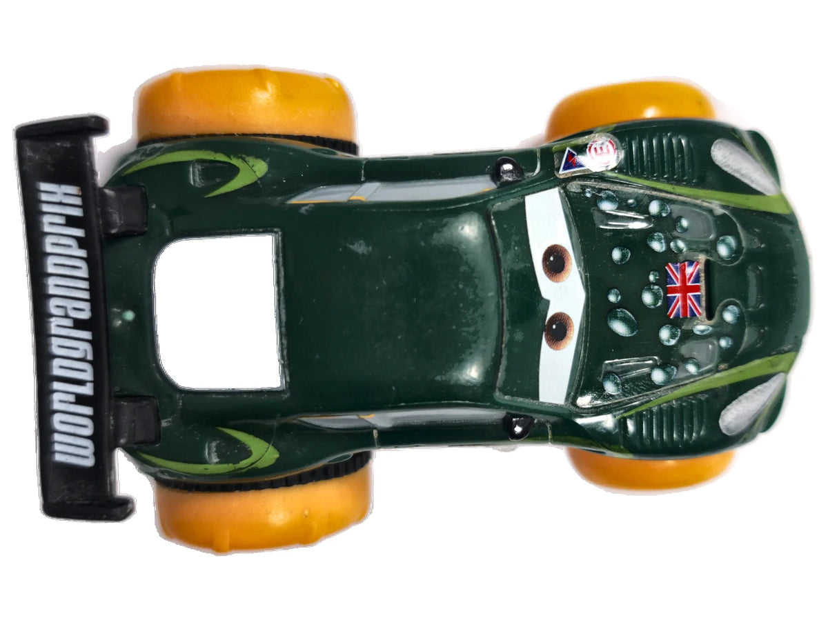 Nigel Gearsley ASTON MARTIN DBR9, Disney/Pixar 2012, 71342, Zielony, 1:55 – zdjęcie 8