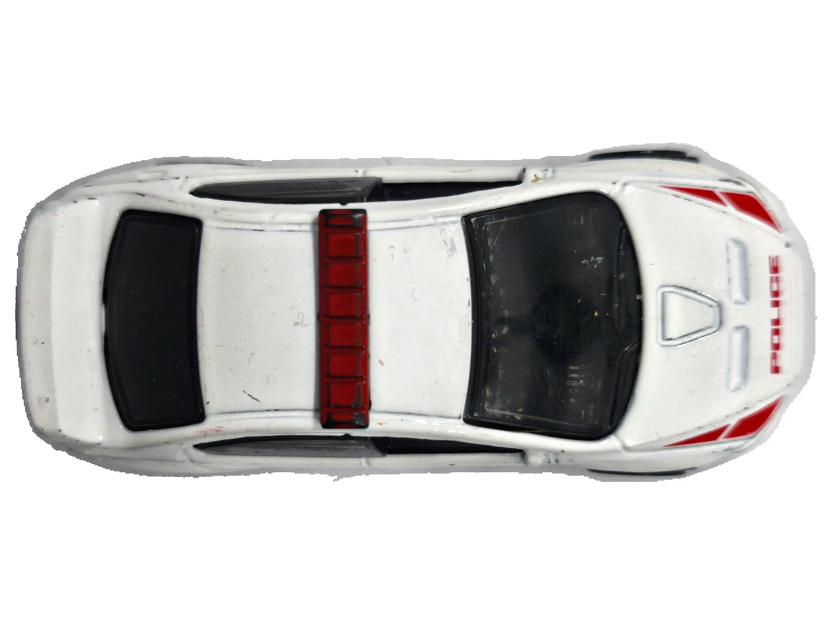 Jak Mitsubishi Lancer Evolution X Police, Die cast, Biały, 1:64, Resoraki – zdjęcie 8