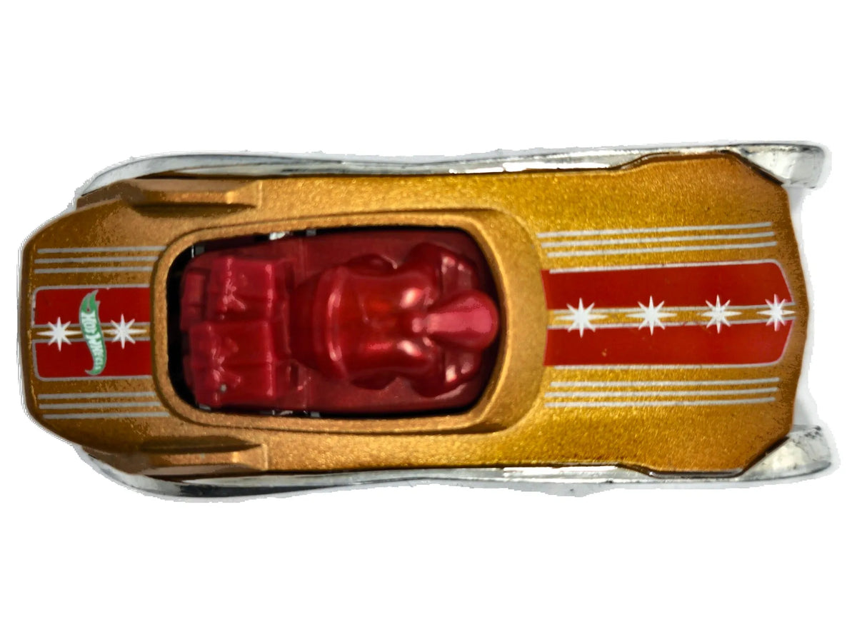 Rockin' Santa Sled Hot Wheels 1:64 Luzak Złoty – zdjęcie 8