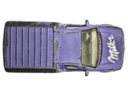 FORD COURIER, Milka, Matchbox 1991, Vintage Model, Fioletowy 1:64, Resoraki – zdjęcie 8