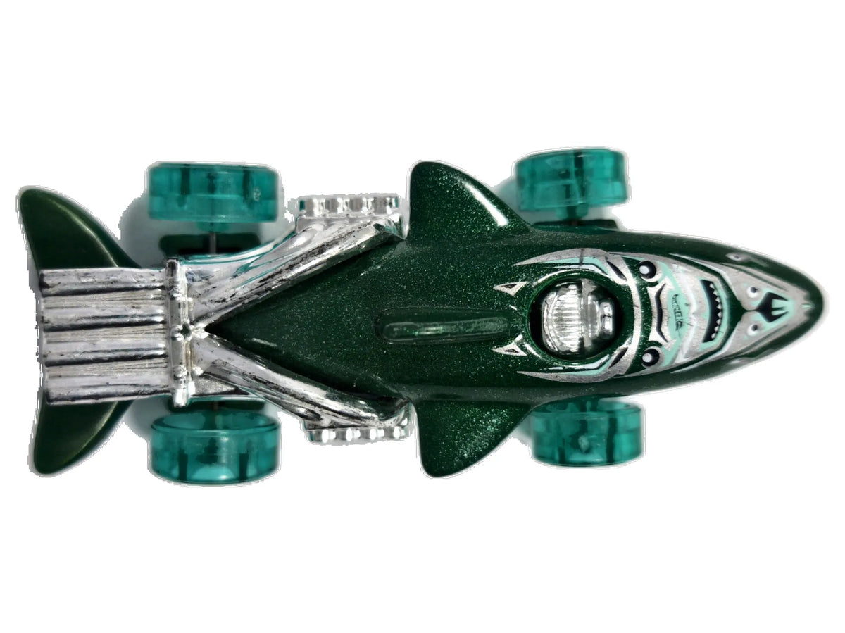 Sharkruiser Hot Wheels 2001 1:64 Luzak Zielony – zdjęcie 8