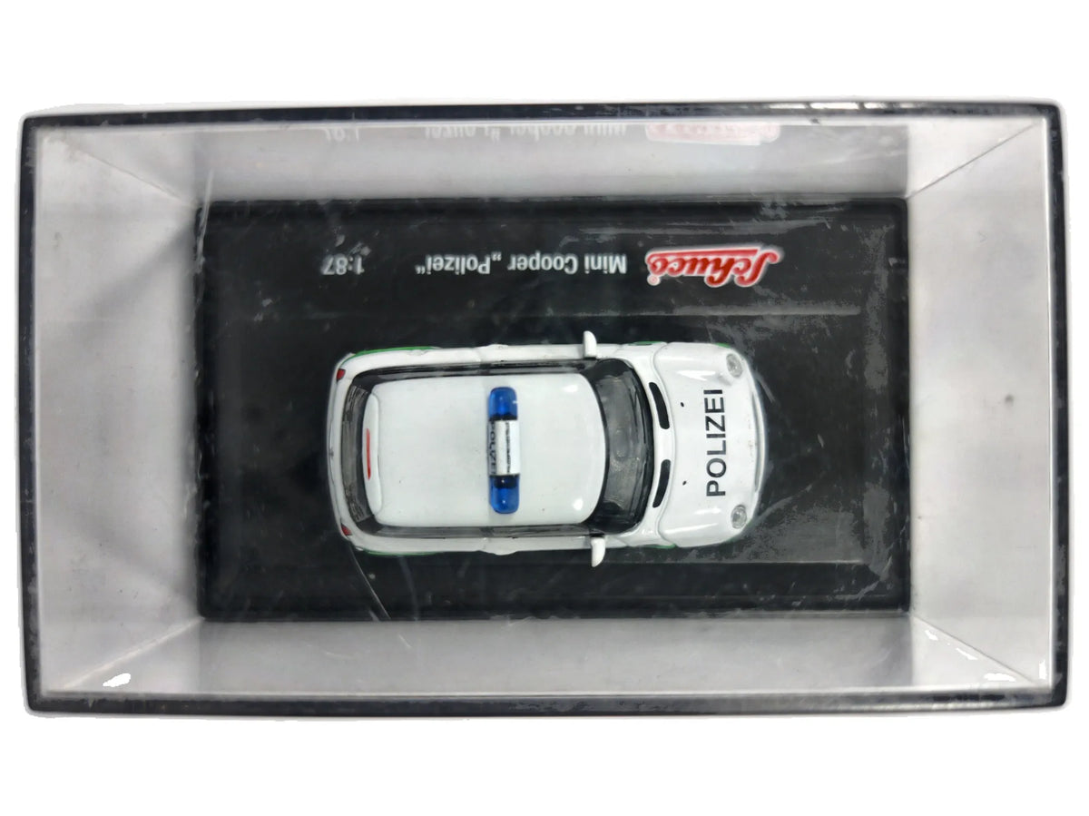 Mini Cooper Polizei Policja Schuco Biały 1:87 – zdjęcie 8