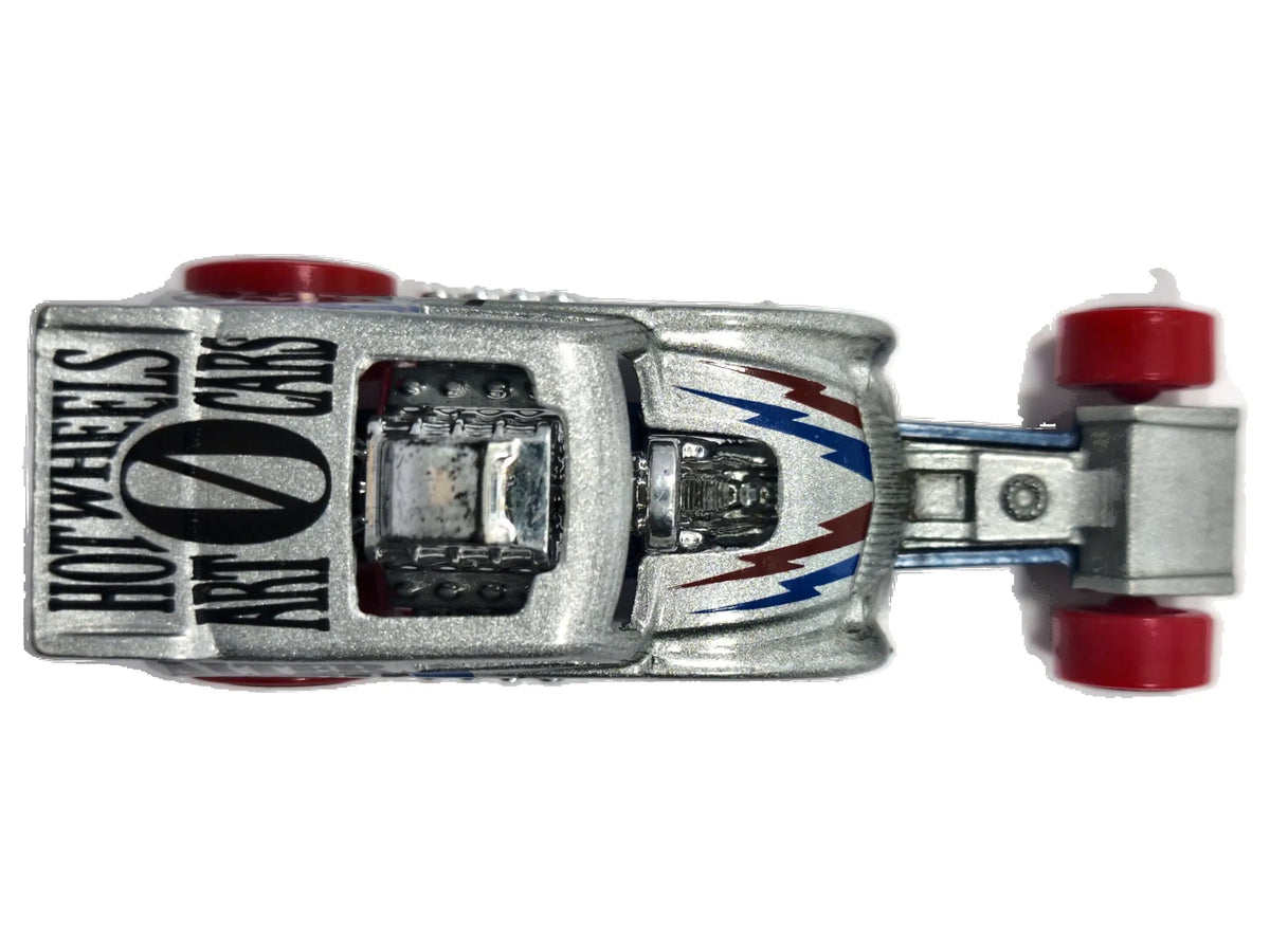 ALTERED EGO, HW Art Cars, Hot Wheels 2018, Die cast 1186, Srebrny, 1:64 – zdjęcie 8