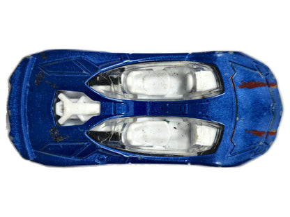 JAK LAMBORGHINI AVENTADOR J CABRIO Niebieski 1:64 – zdjęcie 8