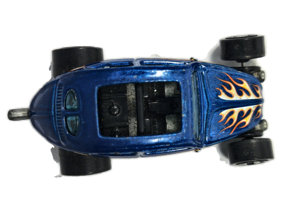 Custom Volkswagen Beetle Hot Wheels 1:64 Luzak Niebieski 2xMetal – zdjęcie 8