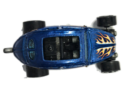 Custom Volkswagen Beetle Hot Wheels 1:64 Luzak Niebieski 2xMetal – zdjęcie 8