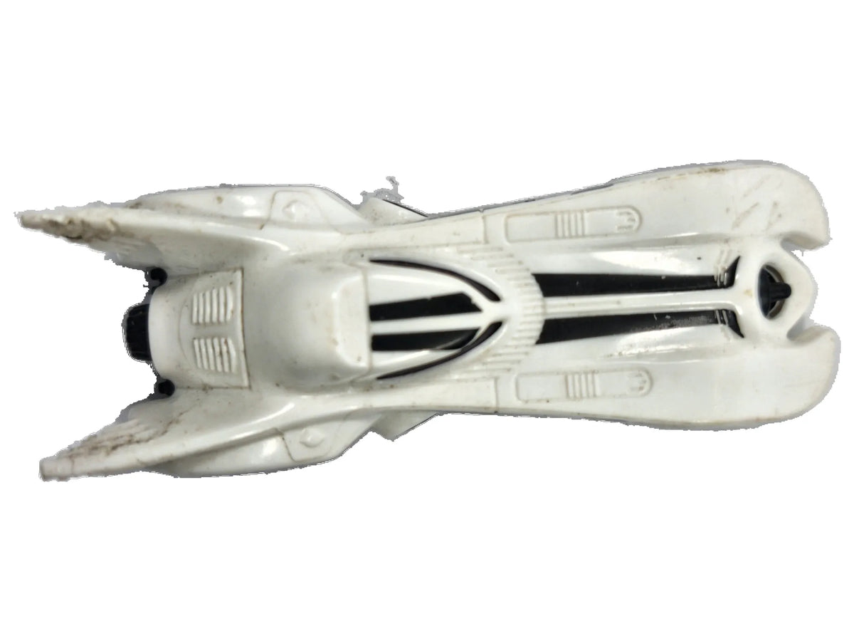 Batmobile Hot Wheels 2004-'17 DC Comics 1:64 BATMAN Biały Batman The Flash – zdjęcie 8