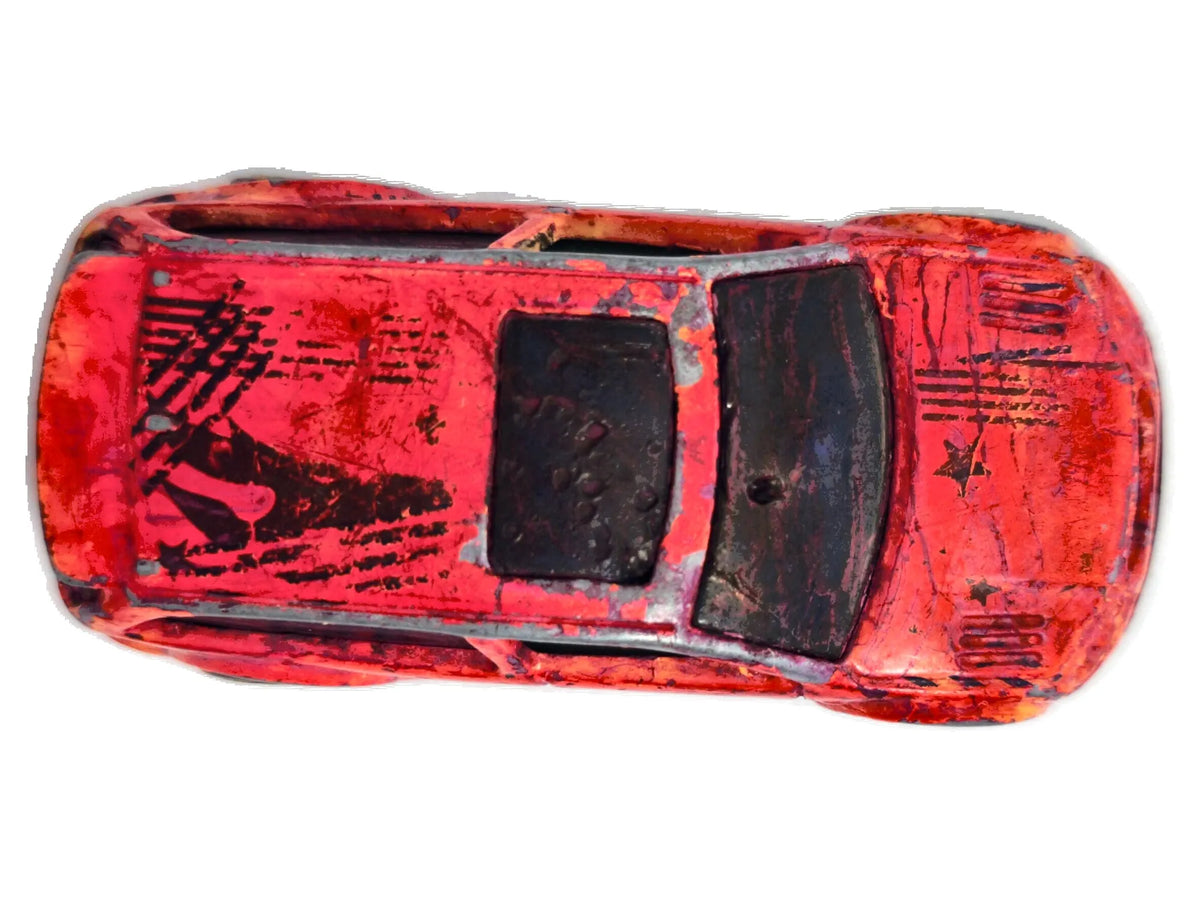 AUDACIOUS, Hot Wheels 2002, Die cast, Jaskrawy czerwony, 1:64, Resoraki – zdjęcie 8