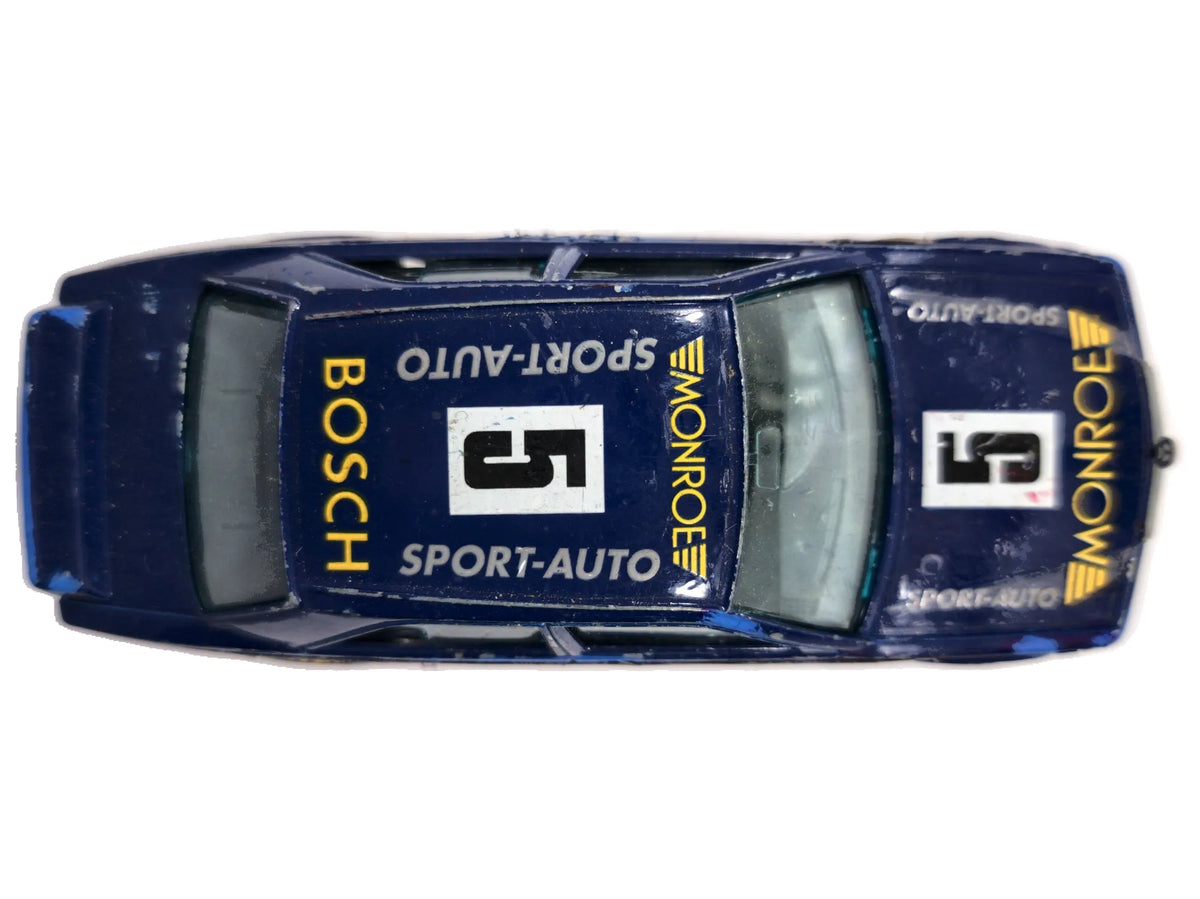 MERCEDES 190 E MONROE #5 Bburago Made in Italy Niebieski 1:43 – zdjęcie 8