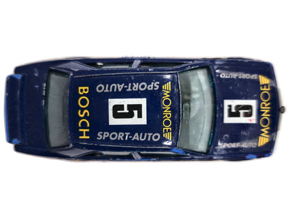 MERCEDES 190 E MONROE #5 Bburago Made in Italy Niebieski 1:43 – zdjęcie 8