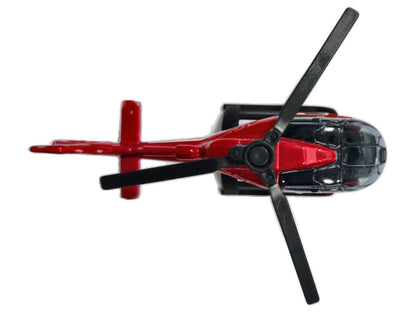 AIRBUS H130 HELIKOPTER, Majorette, Die cast REF 422D, Czerwony, 1:130 – zdjęcie 8