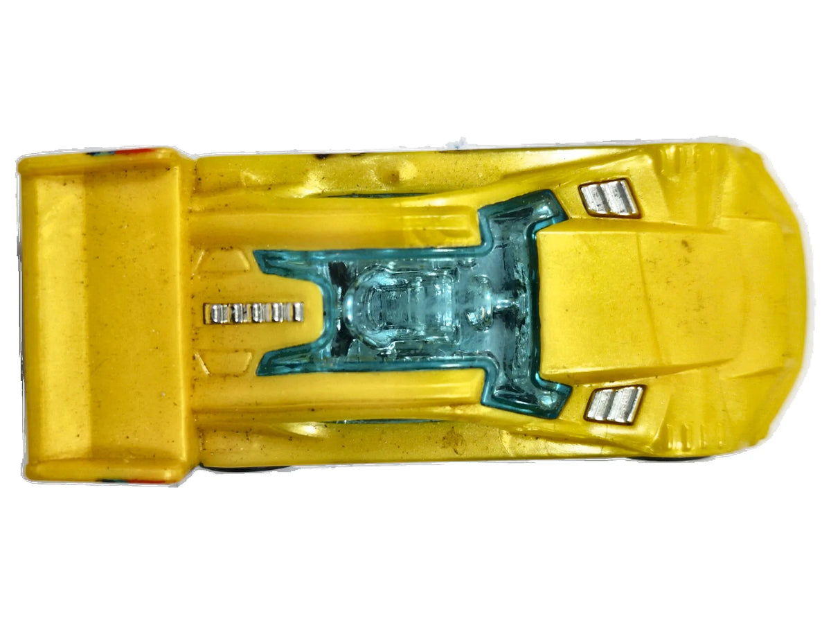 Time Tracker Hot Wheels 2002 First Editions 1:64 Luzak Żółty – zdjęcie 8