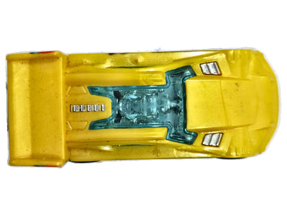 Time Tracker Hot Wheels 2002 First Editions 1:64 Luzak Żółty – zdjęcie 8