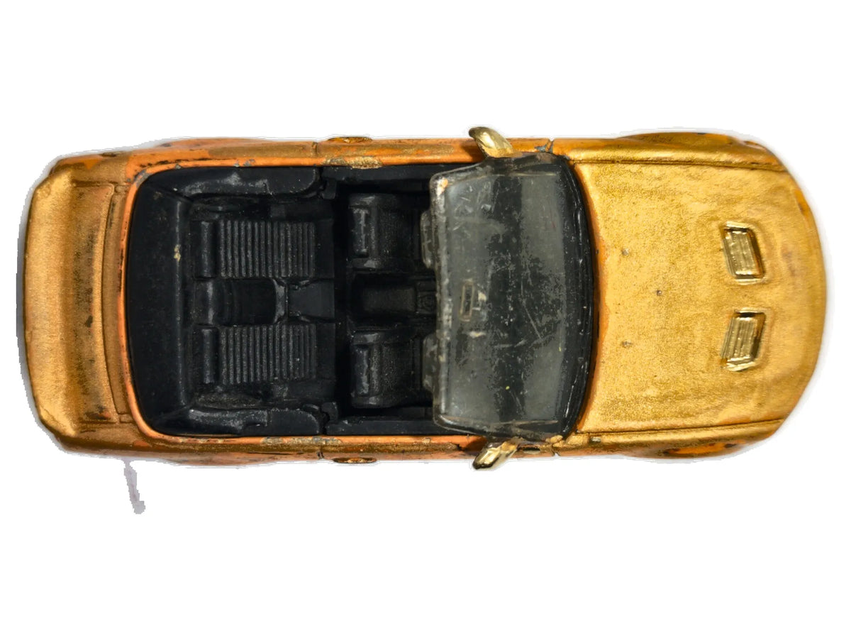 SHELBY GT500 CONVERTIBLE (CABRIO), Matchbox 2007, Die cast MB744 Złoty 1:64 – zdjęcie 8