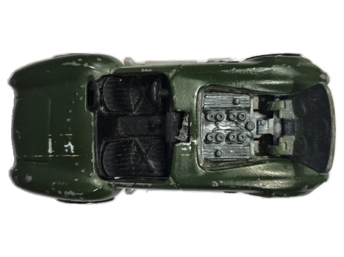 SHELBY COBRA 427 S/C, Hot Wheels 1982, Die cast 1015 Zielony 1:64, Resoraki – zdjęcie 8