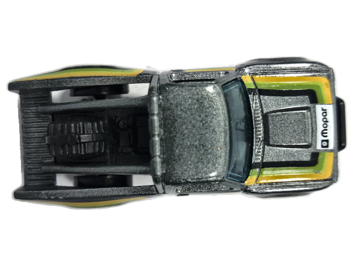 '87 Dodge D100 Hot Wheels 2018 HW Hot Trucks 1:64 Pickup mopar Luzak Szary – zdjęcie 8