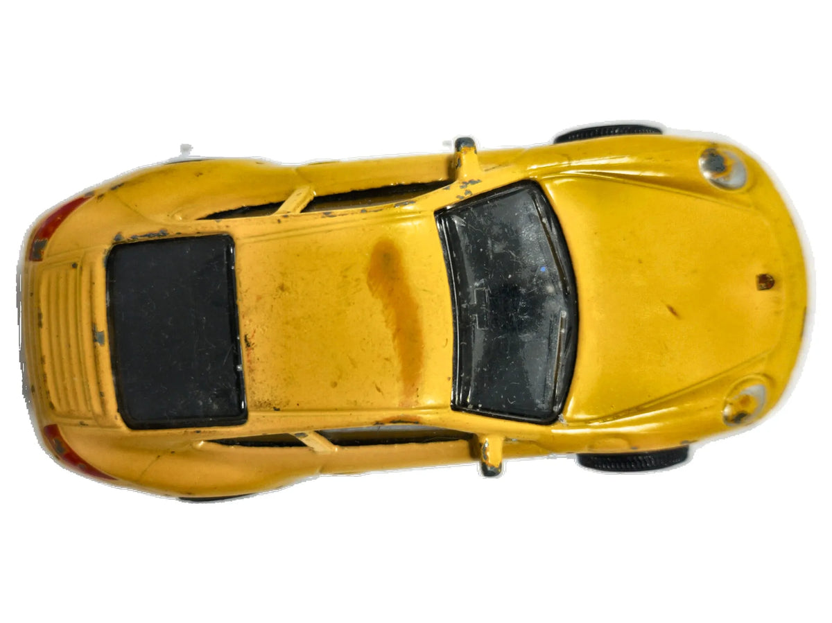 Porsche 911 Carrera Majorette 2001 1:58 Luzak Żółty – zdjęcie 8
