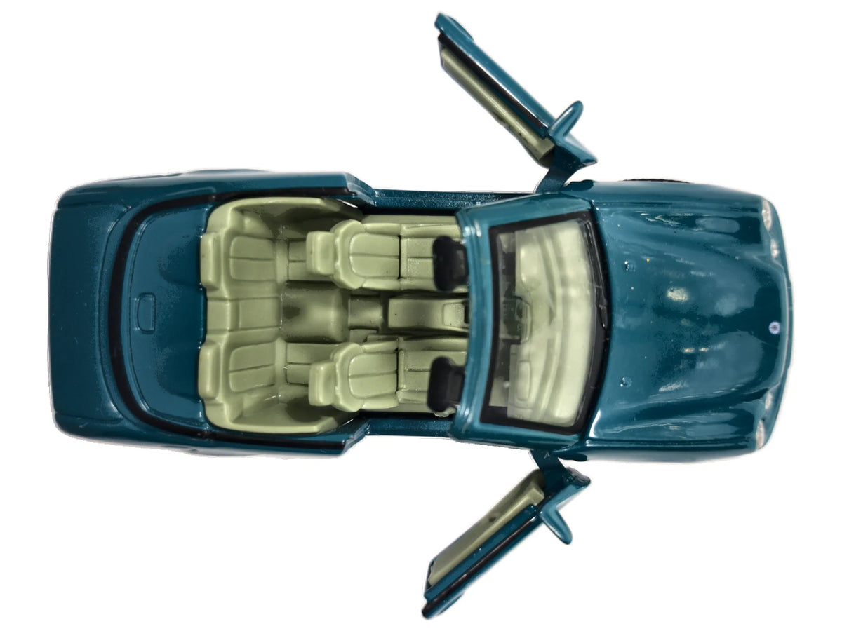 MERCEDES BENZ CLK CABRIO, Hongwell ok 2005, Die cast, Zielony 1:40 Resoraki – zdjęcie 8
