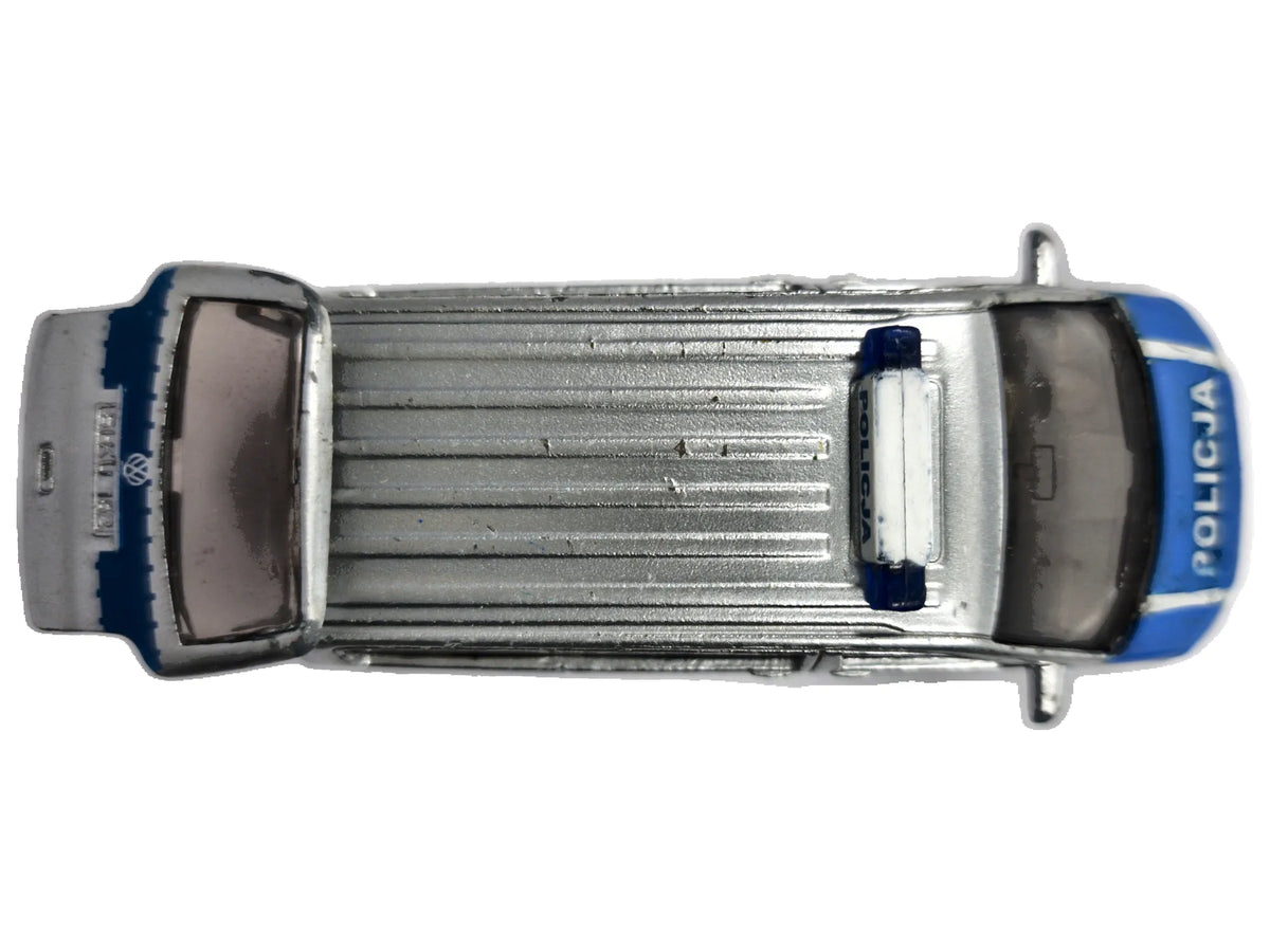 VOLKSWAGEN TRANSPORTER T5 POLICJA, Siku, Die cast 1070 1338, Srebrny, 1:55 – zdjęcie 8