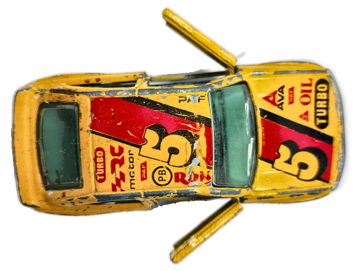 FORD ESCORT Majorette Żółty 1:55 Made in France – zdjęcie 8