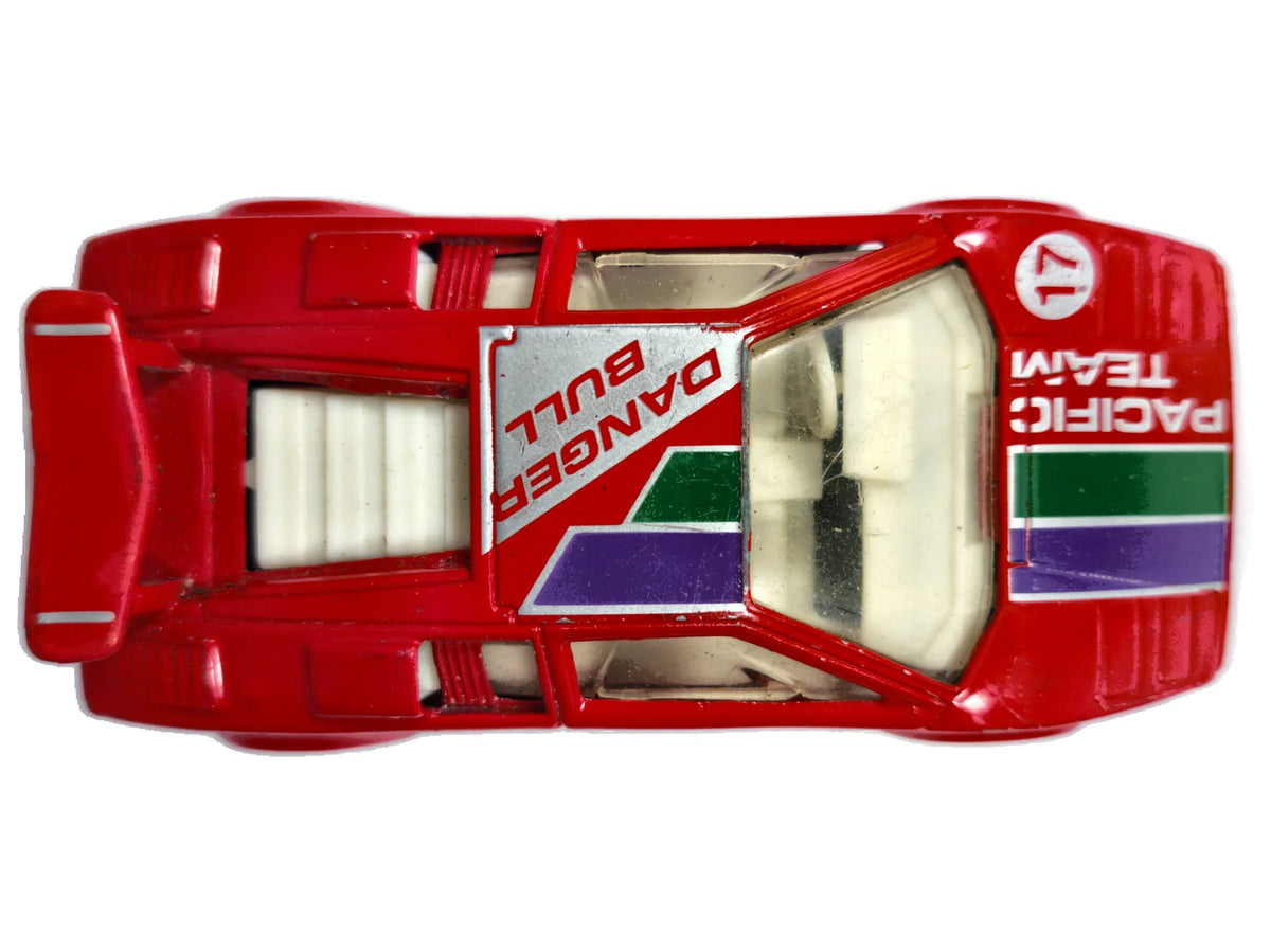 LAMBORGHINI COUNTACH, Yatming, Die cast YM9131, Czerwony, 1:41, Resoraki – zdjęcie 8