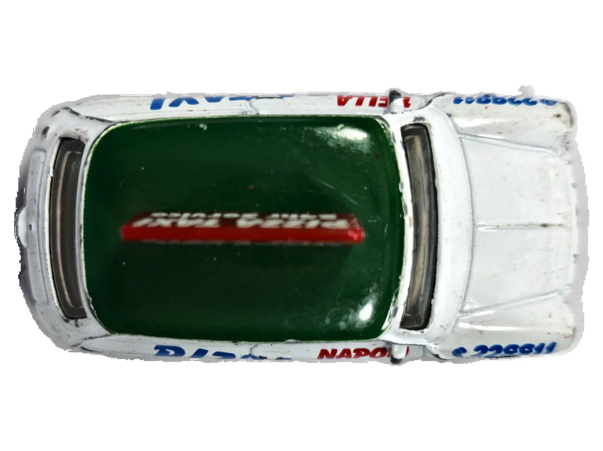 ROVER MINI Pizza Taxi 24hr Service SIKU '80 Biały 1:43 Made in Germany – zdjęcie 8