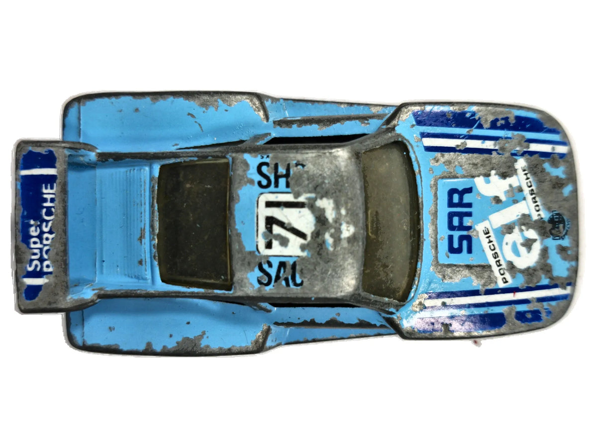 RACING PORSCHE 935 Matchbox '80 Błękitny 1:58 Made in Macau – zdjęcie 8