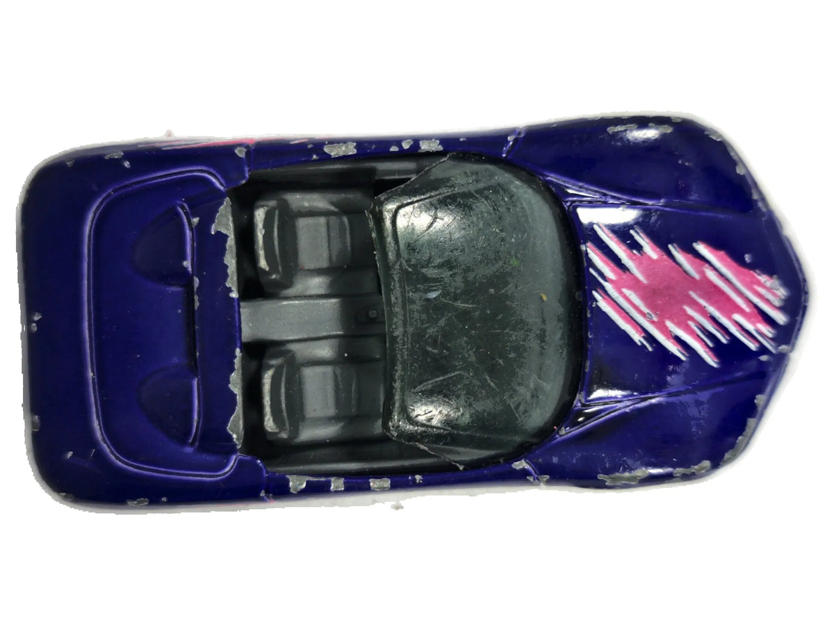 Chevrolet Corvette Sting Ray Matchbox 1994 1:64 Luzak Fioletowy – zdjęcie 8