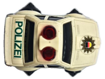 BMW 3 VINTAGE POLIZEI, 1983, Made in Hong Kong, Die cast 22831, Biały, 1:64 – zdjęcie 8