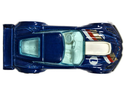 Chevrolet Corvette C7.R Hot Wheels 2014 Mainline 1:64 1 Luzak Niebieski – zdjęcie 8