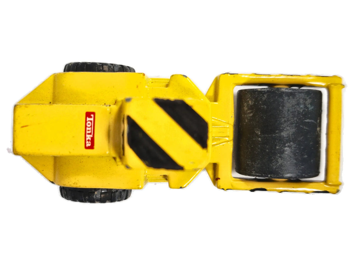 PAVEMENT ROLLER, Walec drogowy, Maisto (Tonka) 2005, Die cast, Żółty 1:64 – zdjęcie 8