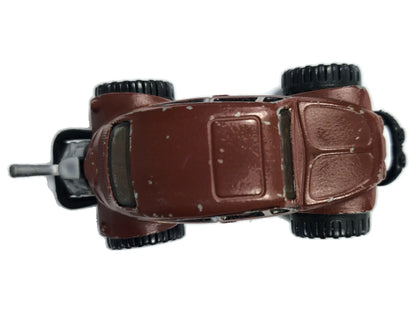 Volkswagen Beetle 4X4 Matchbox 2006 1:52 65 Luzak Brązowy – zdjęcie 8