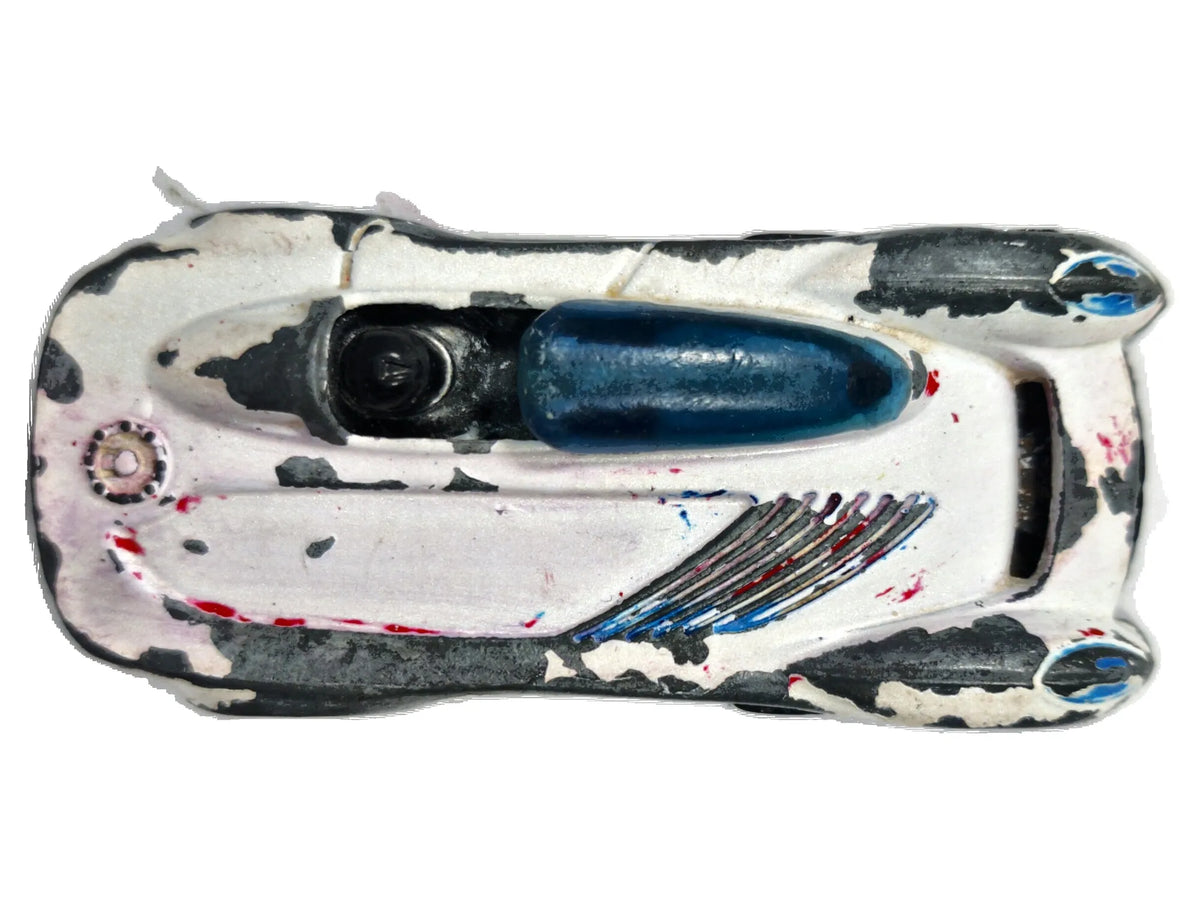 Monoposto Hot Wheels 2000 Biały 1:64 Vintage – zdjęcie 8