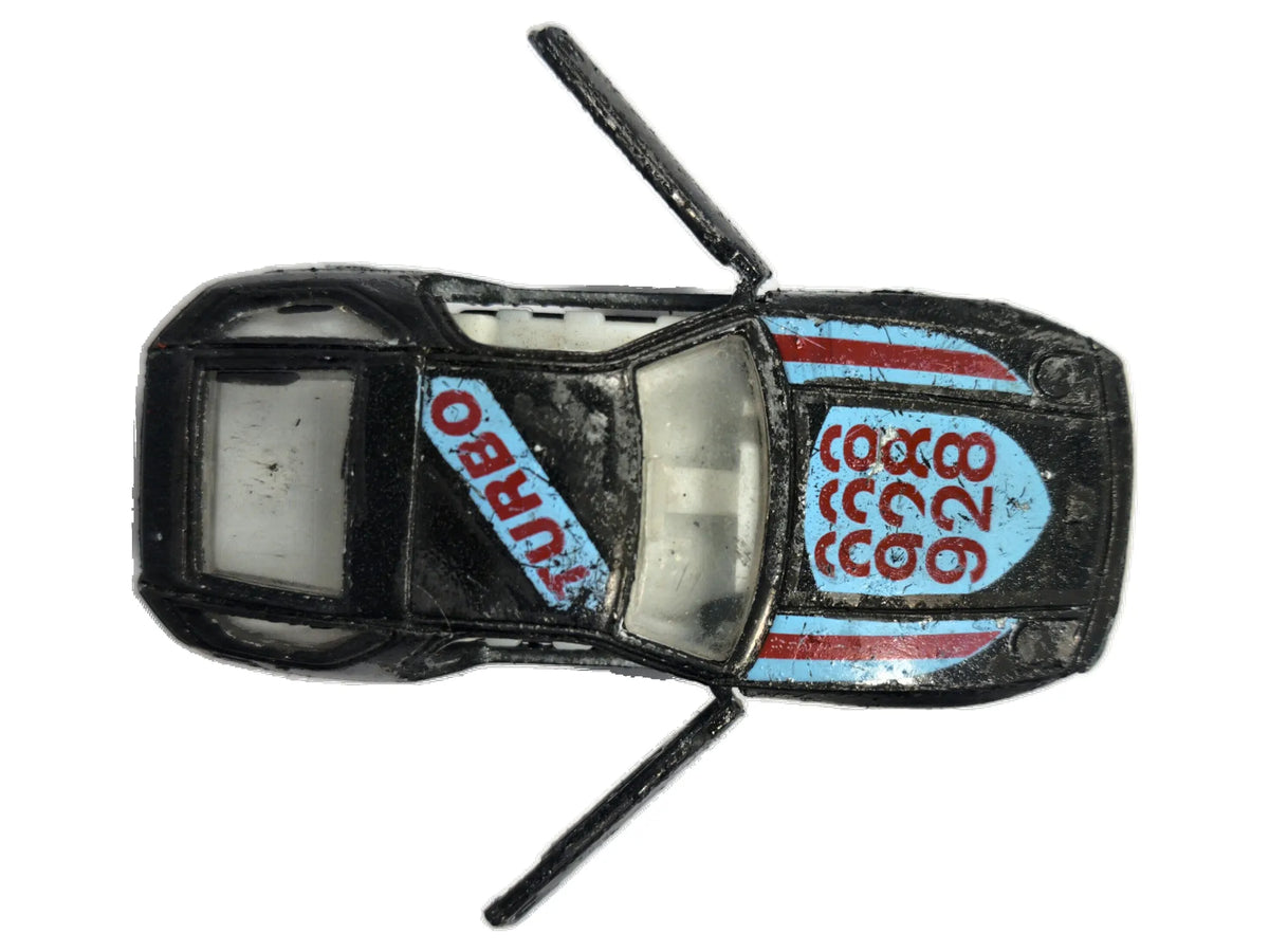PORSCHE 928 TURBO, Zylmex 1980-1984, Die cast, Grafitowy, 1:72, Resoraki – zdjęcie 8