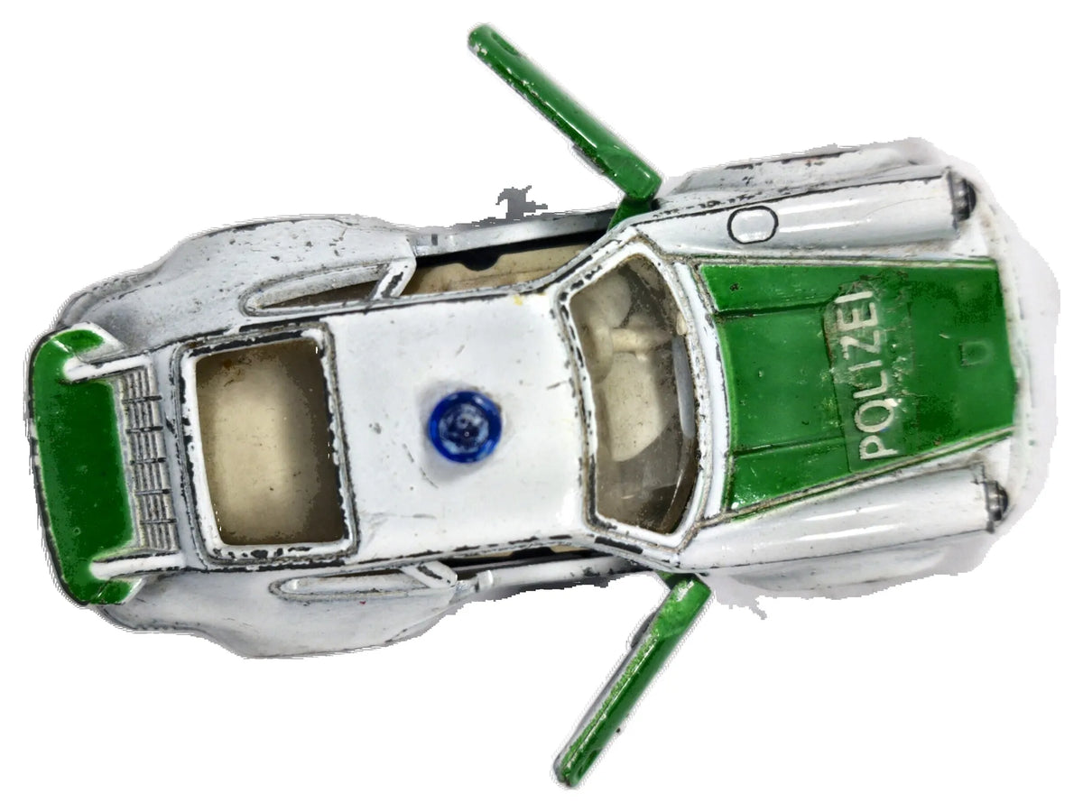Porsche 911 Turbo Polizei Zee Toys 1:64 Biało-Zielony Policja – zdjęcie 8