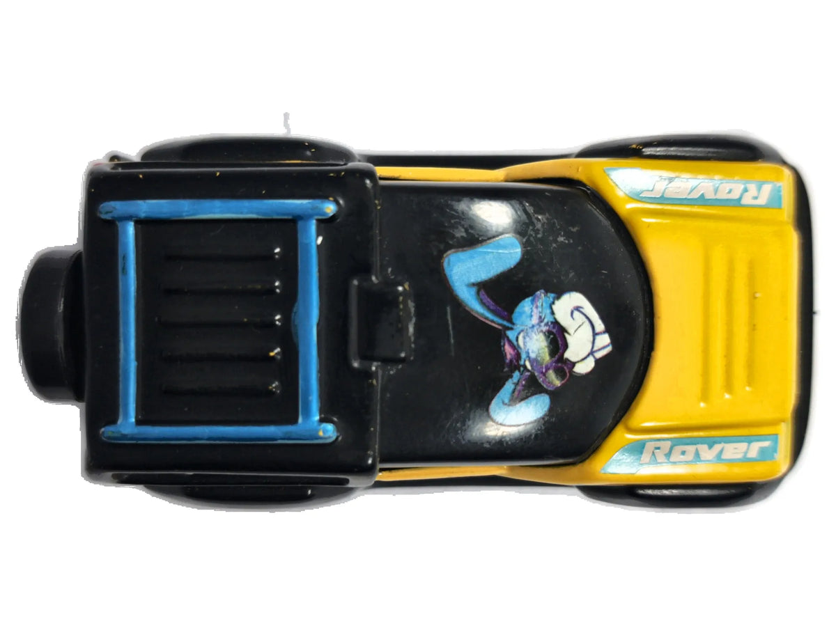 FM ROVER, Królik Bugs, Vintage Maisto, Die cast 11042, Żółty 1:64, Resoraki – zdjęcie 8