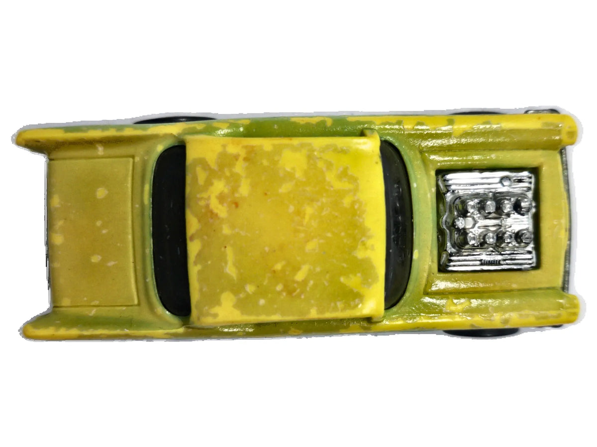 1957 CHEVY, Hot Wheels 1976, Die cast, Żółty Color Shifters, 1:64, Resoraki – zdjęcie 8