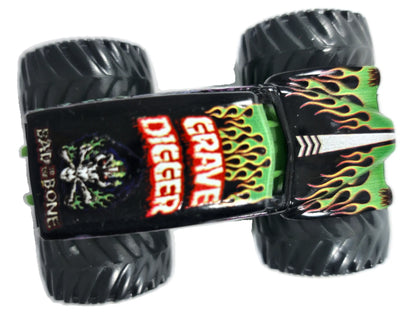 Grave Digger Spin Master 1:64 Monster Truck Luzak Czarny – zdjęcie 8