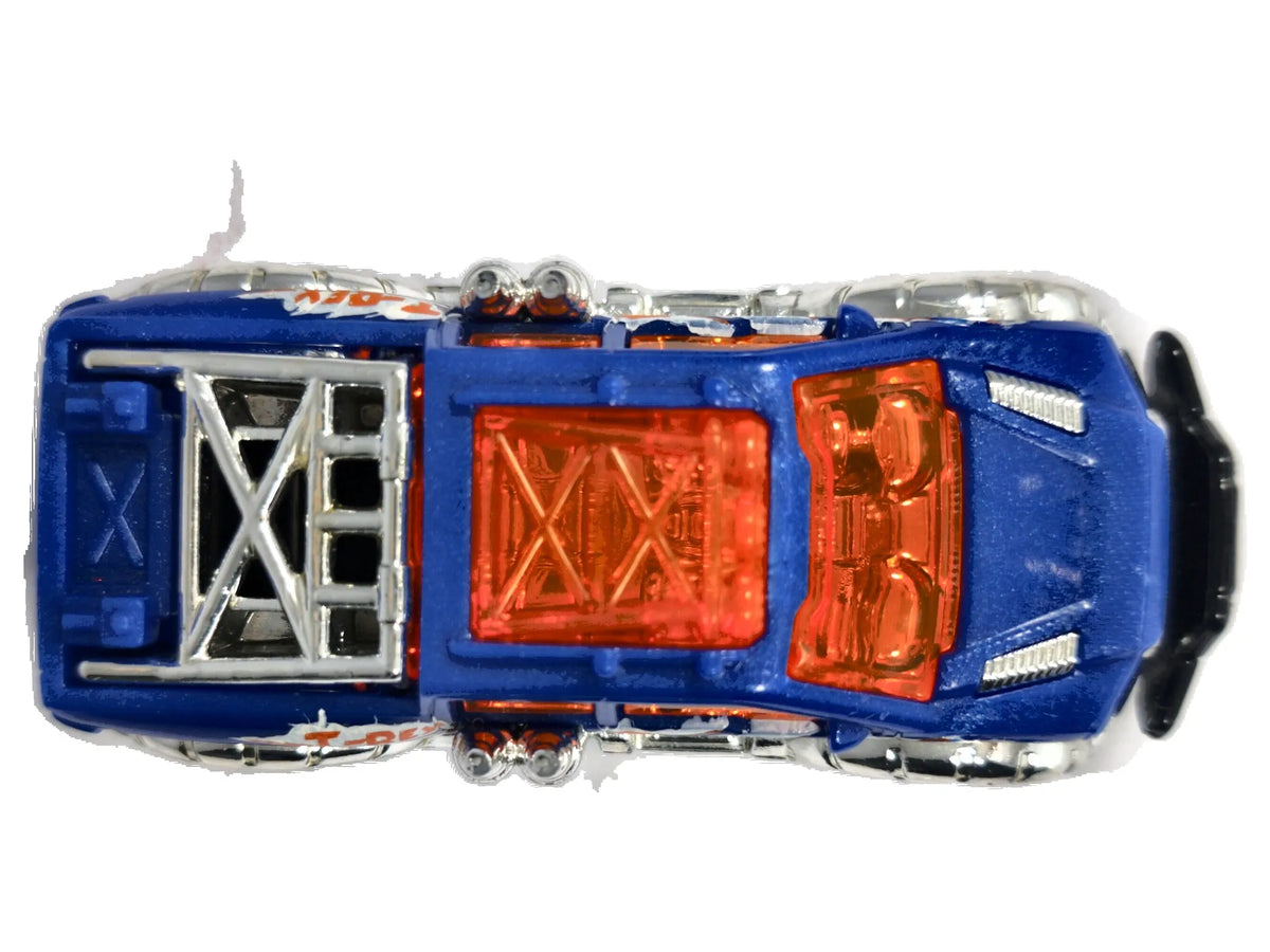T-REX PICKUP, ZURU Metal Machines, Die cast, Niebieski, 1:64, Resoraki – zdjęcie 8