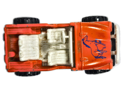 JEEP TERENOWY, Corgi Ok 1980, Made in Gt Britan, Pomarańczowy 1:64 Resoraki – zdjęcie 8