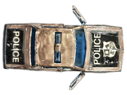 CHEVROLET IMPALA POLICE, Majorette, Die cast 240, Biały, 1:72, Resoraki – zdjęcie 8