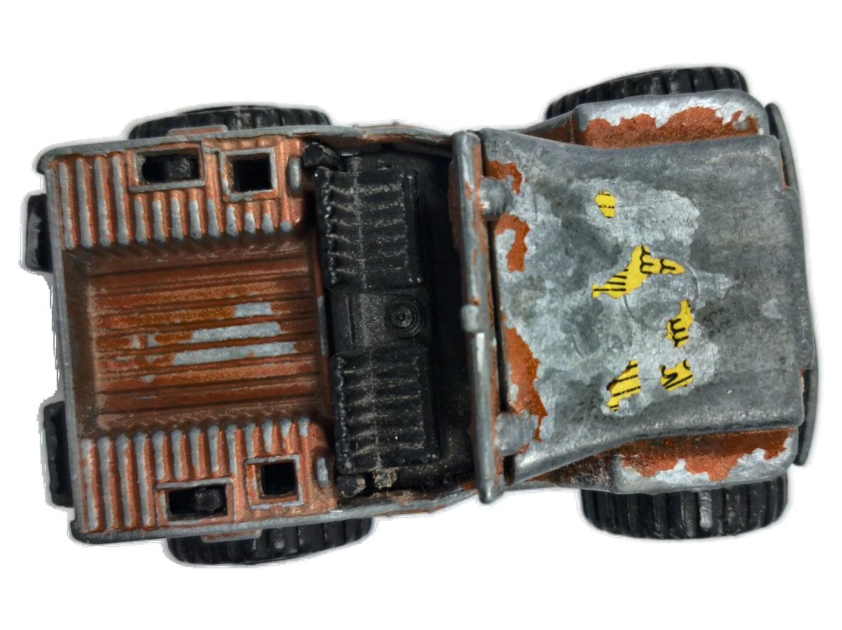 4X4 Jeep Matchbox 1981 1:64 Jeep Luzak Szary – zdjęcie 8