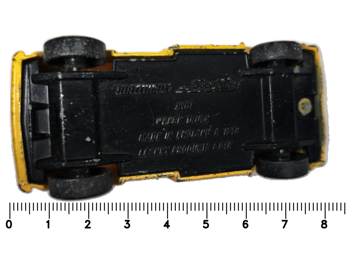 Ford Wreck Truck Matchbox 1980 Superfast 1:64 Made in England Luzak – zdjęcie 7