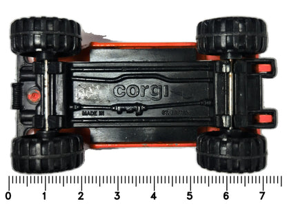 JEEP WRANGLER, Corgi, Made in Gt Britain, Die cast Pomarańcz 1:64, Resoraki – zdjęcie 7