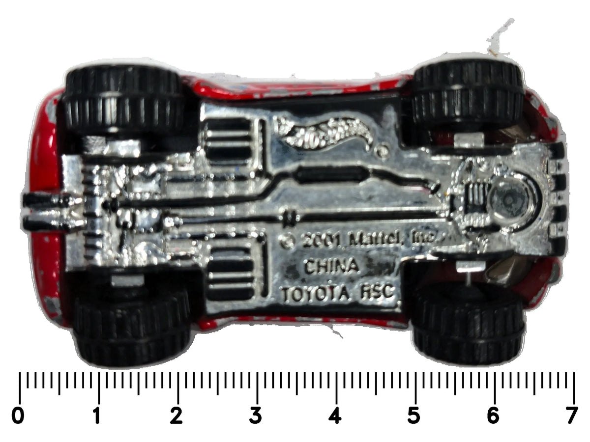 Toyota HSC Hot Wheels 2001 First Editions 1:64 Luzak Czerwony – zdjęcie 7